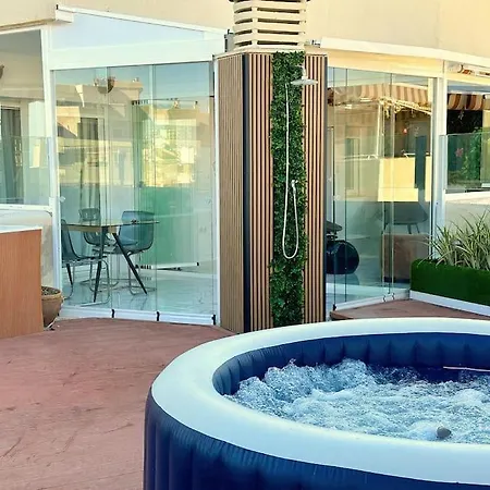 New Atico De Lujo Benalbeach Jacuzzi Apartment
